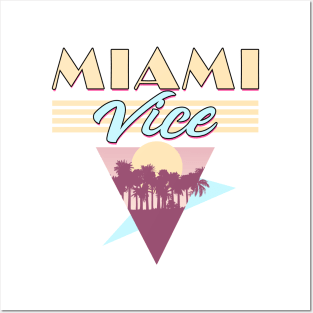 Miami Vice - 80s Aesthethic Posters and Art